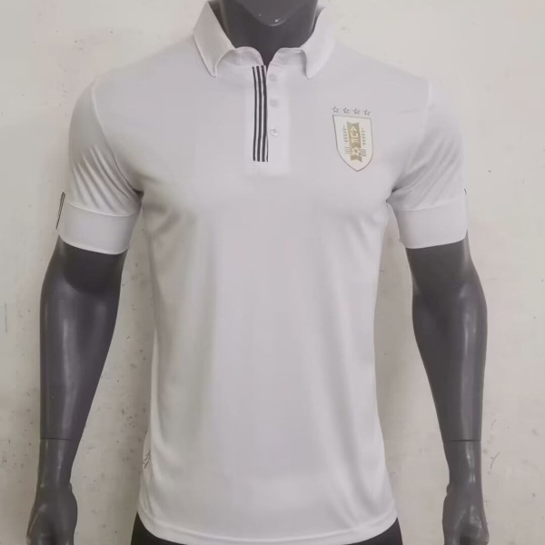 2024 Uruguay Away White Fans Soccer jersey