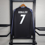 2016/17 R MAD 3RD Black Retro Long Sleeve Soccer jersey
