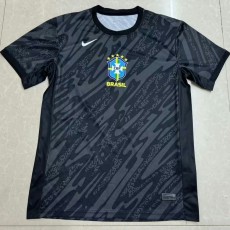 2024 Brazil GKR Gray Fans Soccer jersey
