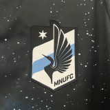 2024/25 Minnesota United FC Home Black Fans Soccer jersey