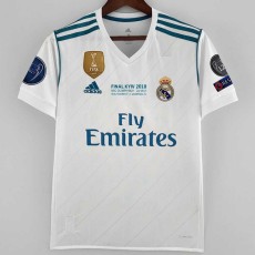 2017/18 R MAD Home White Retro Soccer jersey