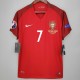 2016 Portugal Home Red Retro Soccer jersey