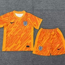 2024 Netherlands GKO Orange Fans Kids Soccer jersey