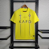 2023/24 Al Nassr FC Home Yellow Fans Soccer jersey