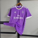 2016/17 R MAD Away Purple Retro Soccer jersey