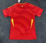2024 Spain Home Red Fans Soccer jersey