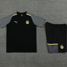 2024/25 Dortmund Black Training Shorts Suit