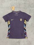 2024 England Away Purple Fans Women Soccer jersey