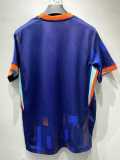 2024 Netherlands Away Blue Fans Soccer jersey