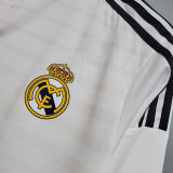 2014/15 R MAD Home White Retro Long Sleeve Soccer jersey