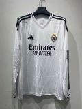 2024/25 R MAD Home White Fans Long Sleeve Soccer jersey
