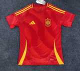 2024 Spain Home Red Fans Soccer jersey