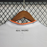 2013/14 R MAD Home White Retro Long Sleeve Soccer jersey