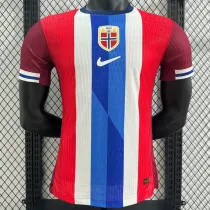 2024 Norway Home Red Player Soccer jersey