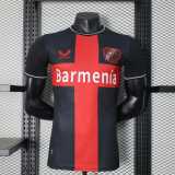 2024/25 Bayer 04 Leverkusen Home Black Player Soccer jersey