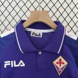 1998/99 Fiorentina Home Purple Retro Kids Soccer jersey