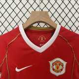 2006/07 Man Utd Home Red Retro Kids Soccer jersey