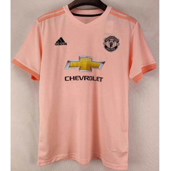 2018/19 Man Utd Away Pink Retro Soccer jersey
