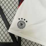2024 Germany Home White Fans Soccer Shorts