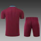 2024/25 PSG Red Training Shorts Suit