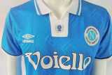 1993/94 Napoli Home Blue Retro Soccer jersey