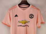 2018/19 Man Utd Away Pink Retro Soccer jersey