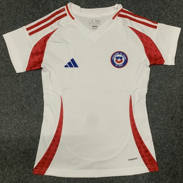 2024 Chile Away White Fans Women Soccer jersey