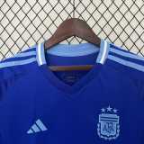 2024 Argentina Away Blue Fans Women Soccer jersey
