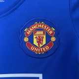 2008/09 Man Utd 3RD Blue Retro Kids Soccer jersey