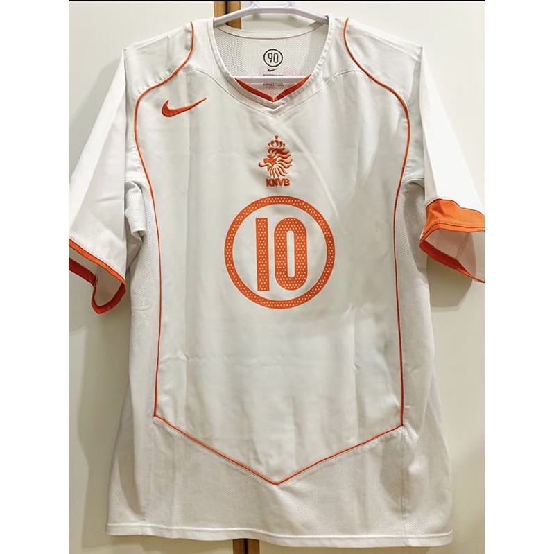 2004 Netherlands Away White Retro Soccer jersey | SPORTS211