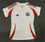 2024 Chile Away White Fans Women Soccer jersey