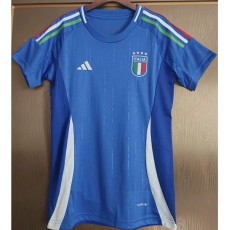 2024 Italy Home Blue Fans Women Soccer jersey