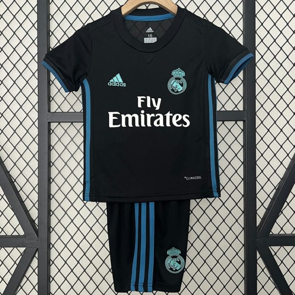 2017/18 R MAD Away Black Retro Kids Soccer jersey