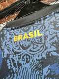 2024 Brazil Special Edition Dark Blue Fans Soccer jersey
