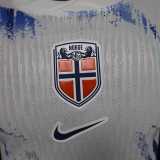 2024 Norway Away White Player Soccer jersey