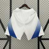 2024 Italy Home White Fans Soccer Shorts