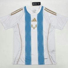 2024 Argentina White Training Shirts
