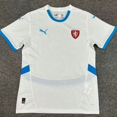 2024 Czech Republic Away White Fans Soccer jersey