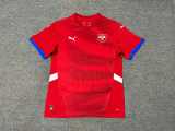 2024 Serbia Home Red Fans Soccer jersey