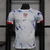 2024 Norway Away White Player Soccer jersey