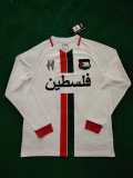 2024 Palestine Special Edition White Fans Long Sleeve Soccer jersey