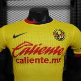 2024/25 Club America Home Yellow Player Soccer jersey