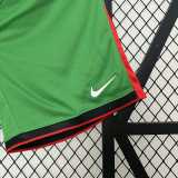 2024 Portugal Home Green Fans Soccer Shorts