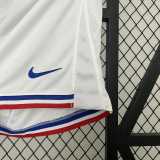 2024 France Home White Fans Soccer Shorts
