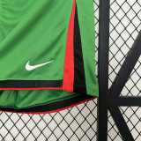 2024 Portugal Home Green Fans Soccer Shorts