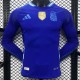 2024 Argentina Away Blue Player Long Sleeve Soccer jersey