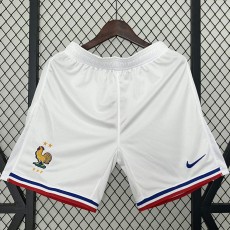 2024 France Home White Fans Soccer Shorts