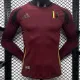 2024 Belgium Home Crimson Player Long Sleeve Soccer jersey