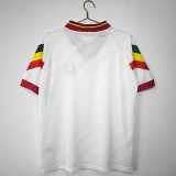 1992 Portugal Away White Retro Soccer jersey