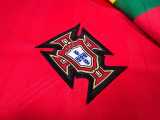 1992 Portugal Home Red Retro Soccer jersey